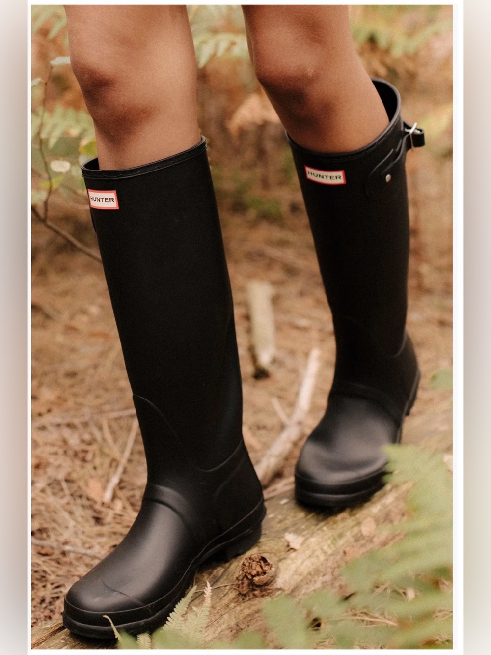 Hunter Original Tall Waterproof Rain Boot Black